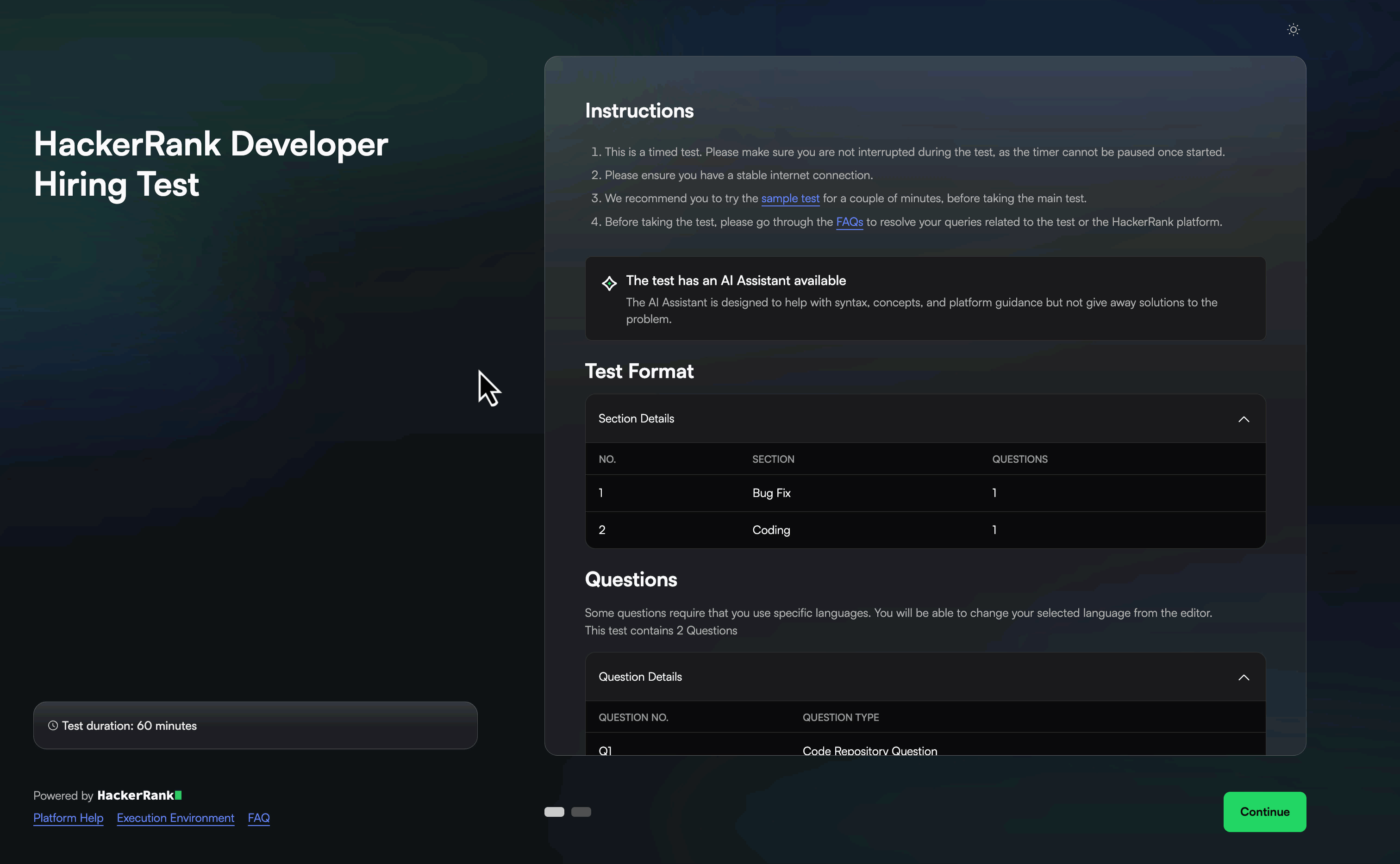 Sample Test for Code Repos (AI Add-on) .gif Sample Test for Code Repos (AI Add-on) .gif