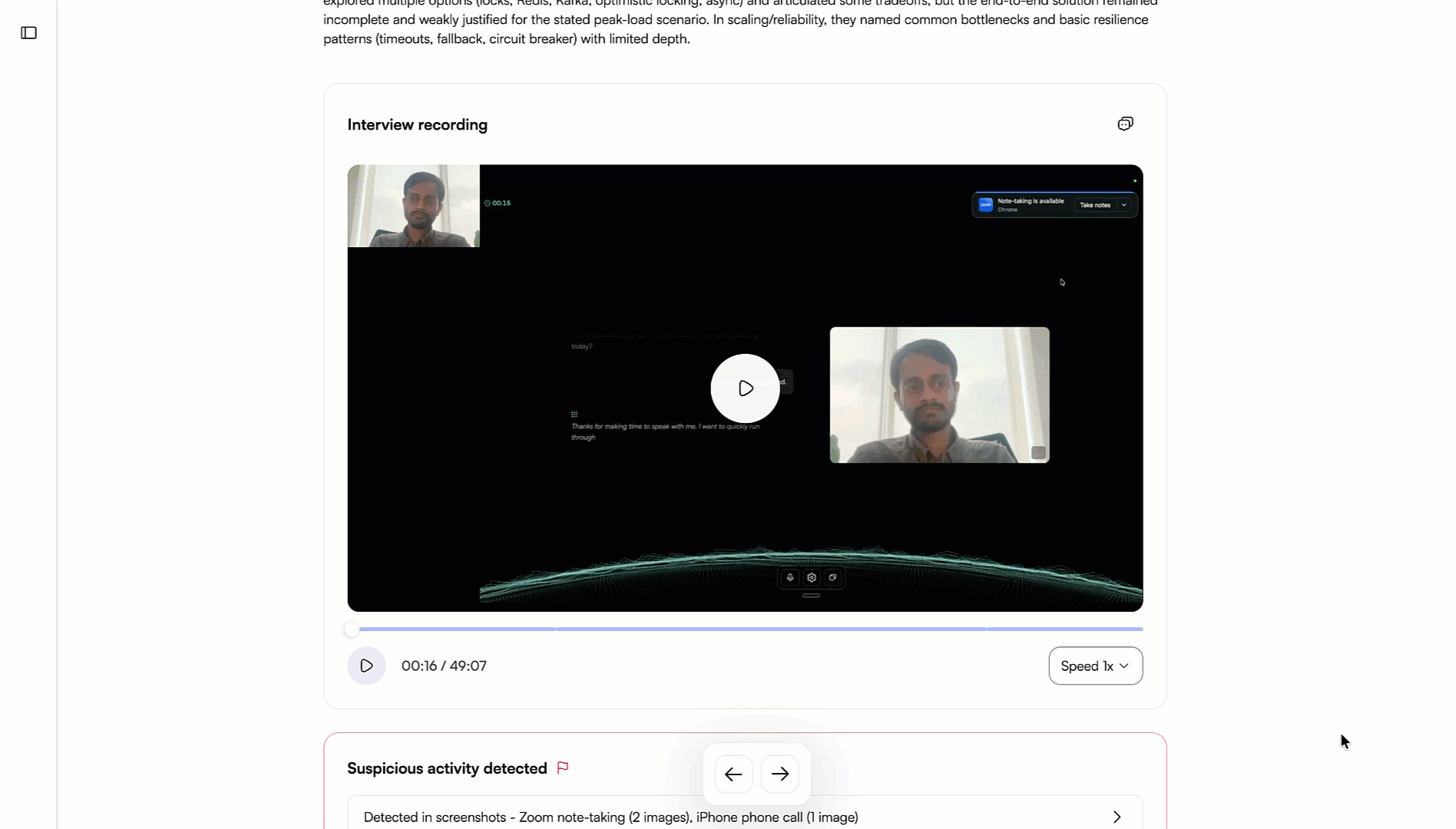 Interview Video Recording and Transcript candidate report chakra.gif Interview Video Recording and Transcript candidate report chakra.gif