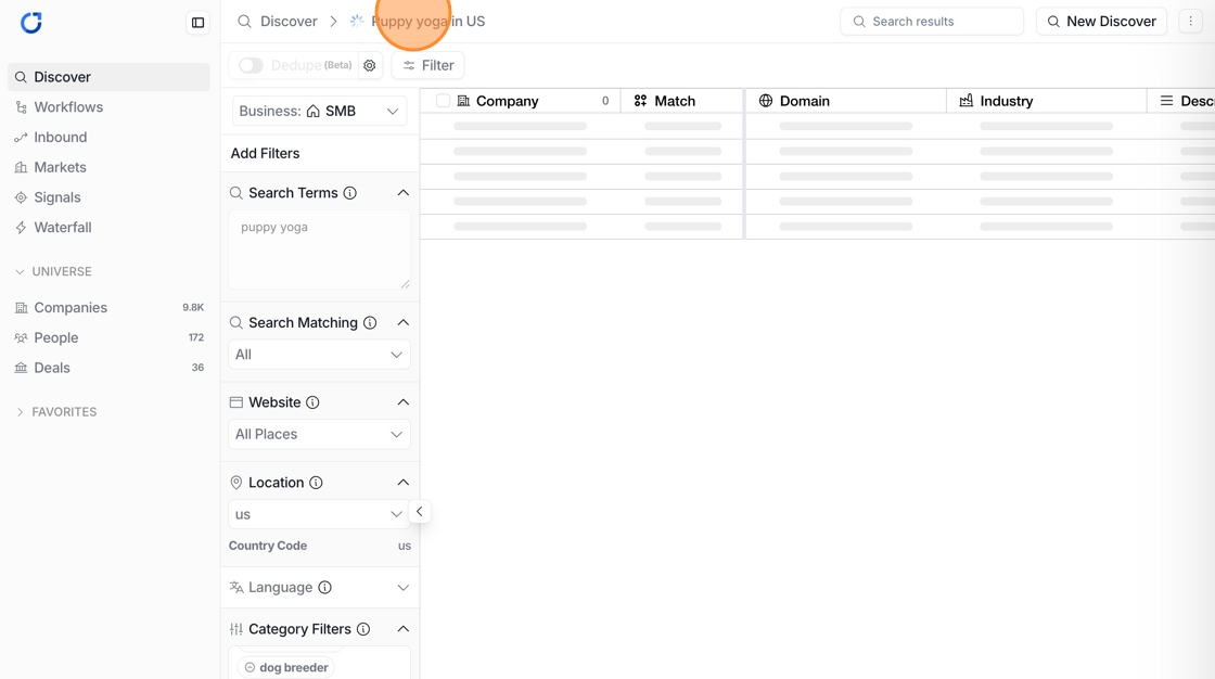 Move Companies from Discover to Workflow - Step 0.png Move Companies from Discover to Workflow - Step 0.png