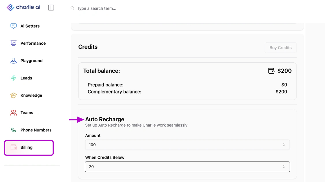 Auto recharge credits - Step 3.png Auto recharge credits - Step 3.png
