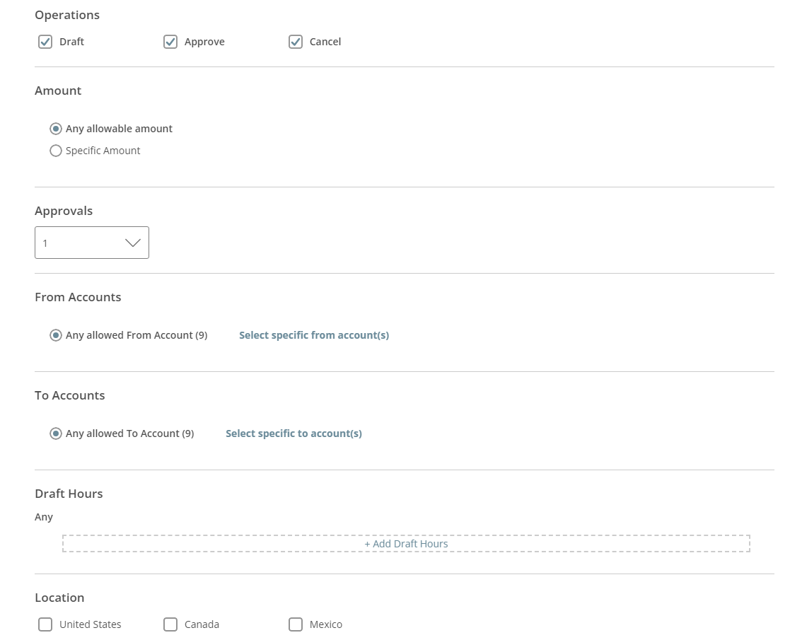 image.png Ideal settings for Allowed Actions